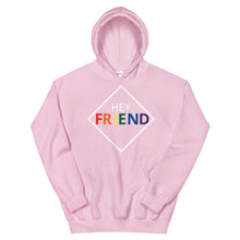 Load image into Gallery viewer, "Hey Friend" Pride Hoodie